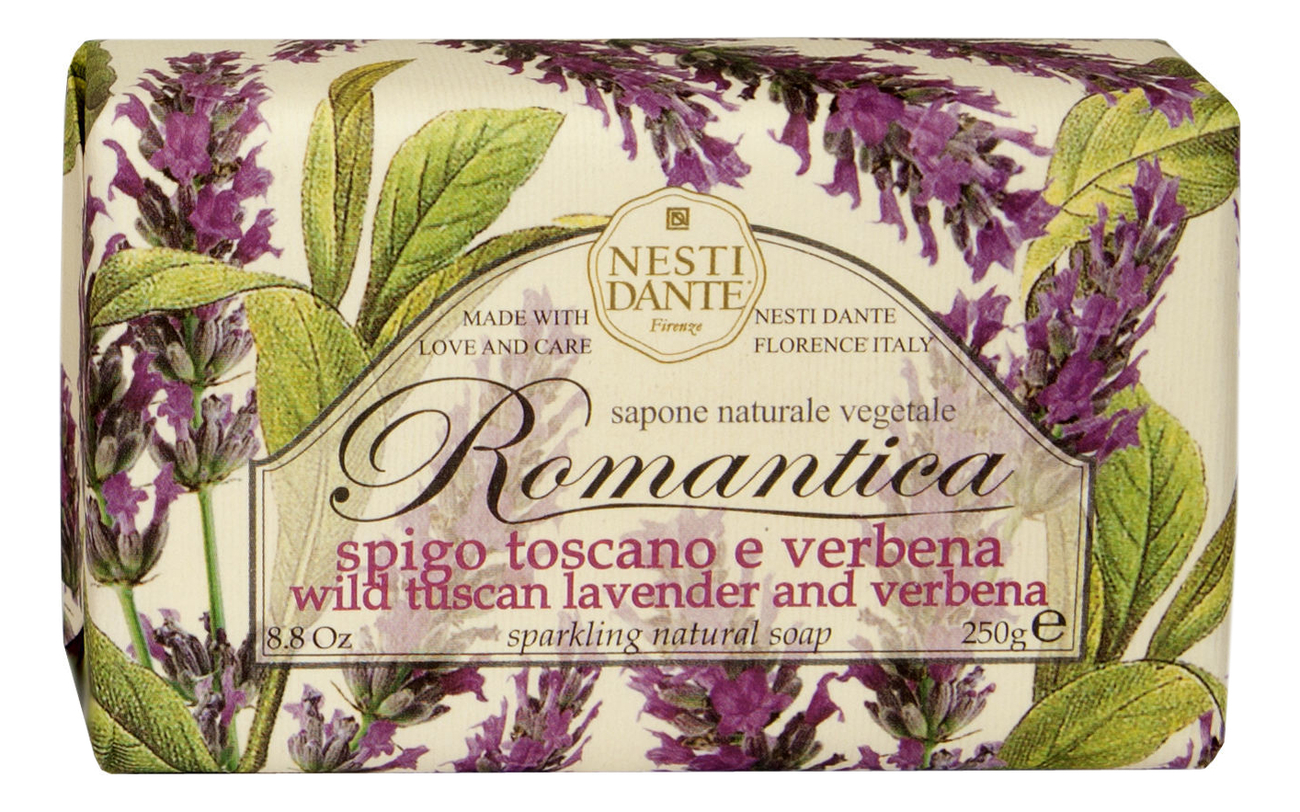 

Мыло Romantica Wild Tuscan Lavender & Verbena Soap 250г (дикая тосканская лаванда и вербена)