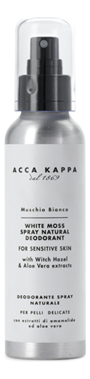 

Дезодорант-спрей White Moss Spray Natural Deodorant 125мл