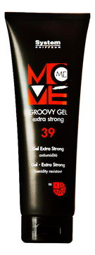 Гель для укладки волос экстрасильной фиксации Move Me 39 Groovy Gel Extra Strong 250мл