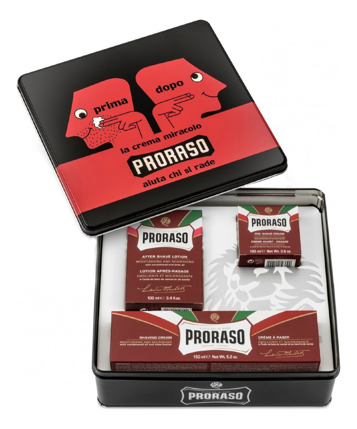 Набор Primadopo (крем до бритья 100мл + крем для бритья 150мл + лосьон после бритья 100мл) набор для бритья primadopo