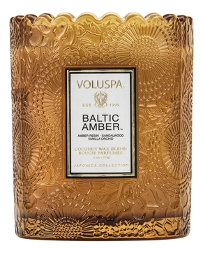 Ароматическая свеча Baltic Amber (смола и дерево)