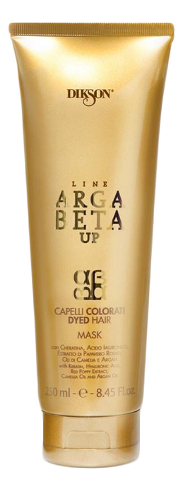 

Маска для окрашенных волос с кератином Argabeta Line Up Maschera Capelli Colorati: Маска 250мл, Маска для окрашенных волос с кератином Argabeta Line Up Maschera Capelli Colorati