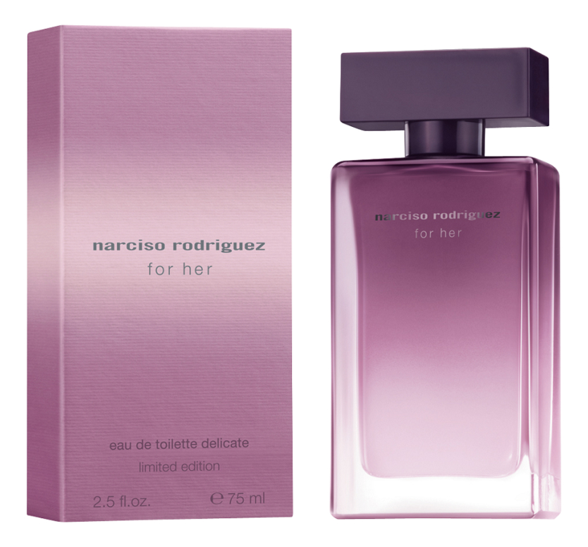 

Narciso Rodriguez For Her Eau de Toilette Delicate Limited Edition: туалетная вода 75мл, Narciso Rodriguez For Her Eau De Toilette Delicate Limited Edition