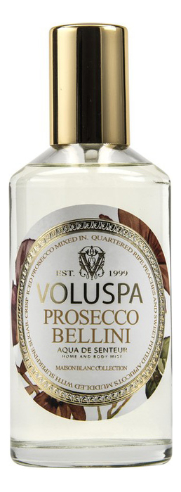 

Ароматический спрей для дома и тела Prosecco Bellini 112мл (абрикос и персик)
