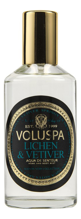 Ароматический спрей для дома и тела Lichen & Vetiver 108мл (лишайник и ветивер)