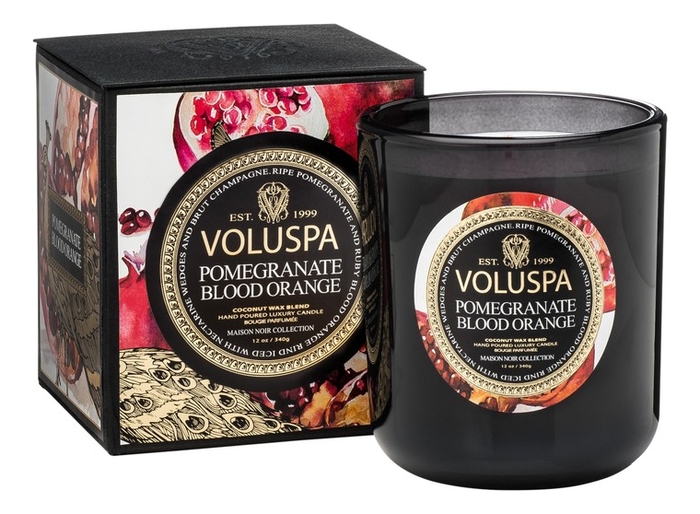 

Ароматическая свеча Pomegranate Blood Orange (красный апельсин и гранат): свеча в подарочной коробке 340г, Ароматическая свеча Pomegranate Blood Orange (красный апельсин и гранат)