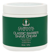 Clubman Pinaud Классический универсальный крем для бритья Classic Barber Shave Cream 453мл