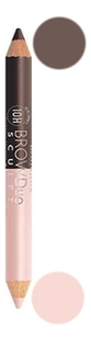 

Карандаш для бровей Brow Duo Sculpt Pencil 1г: No23, Карандаш для бровей Brow Duo Sculpt Pencil 1г