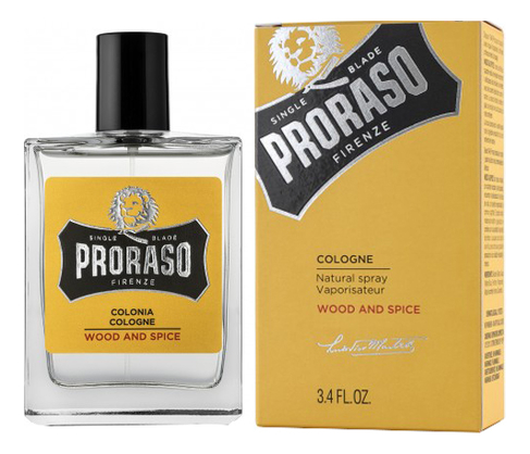 Wood and Spice: одеколон 100мл proraso воск для усов wood and spice 15