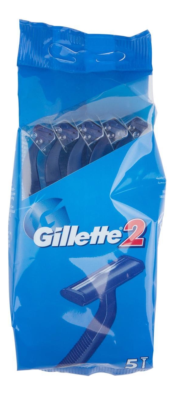 

Одноразовый станок Gillette 2: Станок 5шт, Одноразовый станок Gillette 2