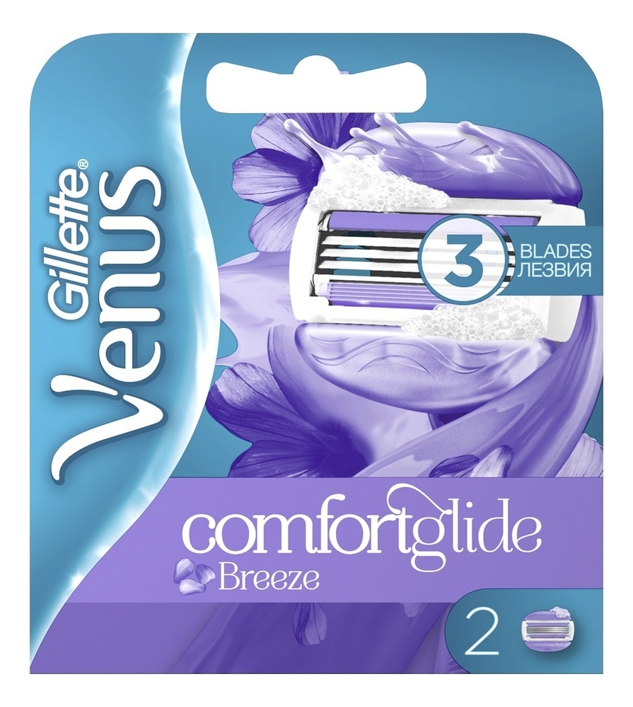 

Сменные лезвия Venus ComfortGlide Breeze: Лезвия 2шт, Сменные лезвия Venus ComfortGlide Breeze
