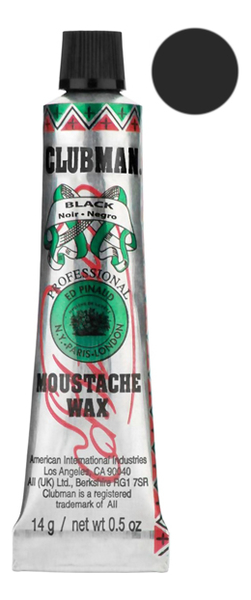 

Воск для укладки и подкрашивания бороды с щеточкой Moustache Wax Brown 14г: Черный, Воск для укладки и подкрашивания бороды с щеточкой Moustache Wax Brown 14г