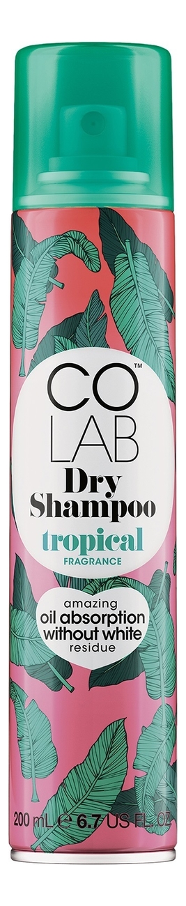 Сухой шампунь для волос прозрачный Tropical 200мл (тропический аромат) от Randewoo