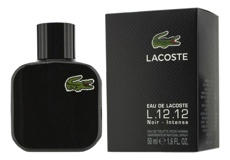 

Eau de Lacoste L.12.12 Noir Intense: туалетная вода 50мл, Eau De Lacoste L.12.12 Noir Intense