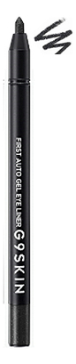 

Карандаш для глаз гелевый First Auto Gel Eye Liner 0,5г: 02 Glitter Black, Карандаш для глаз гелевый First Auto Gel Eye Liner 0,5г