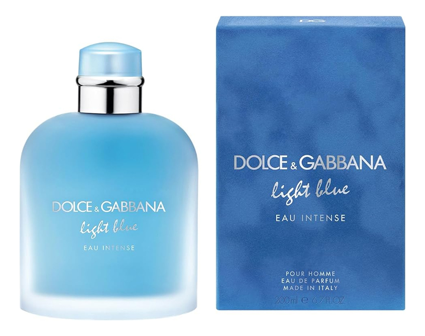 Light Blue Eau Intense Pour Homme: парфюмерная вода 200мл лосьон парфюмерный для мужчин divine aroma night blue pour homme 80 мл