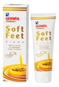 Шелковый крем для ног с гиалуроновой кислотой Fusskraft Soft Feet Creme (молоко и мед)