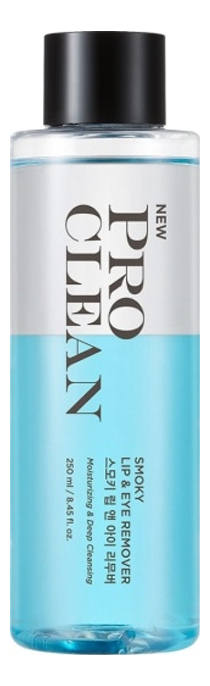 

Средство для снятия макияжа с губ и глаз Pro Clean Smoky Lip & Eye Remover: Средство 250мл, Средство для снятия макияжа с губ и глаз Pro Clean Smoky Lip & Eye Remover
