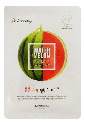 

Маска для лица с экстрактом арбуза Kwailnara Watermelon Balancing Facial Mask 20мл