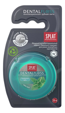 SPLAT Антибактериальная супертонкая зубная нить с волокнами серебра Professional Dental Floss 30м