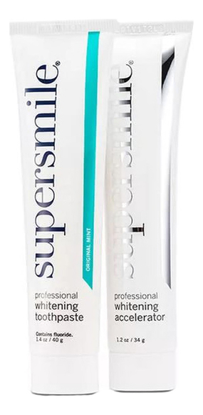 

Набор для отбеливания зубов Professional Whitening Sistem: зубная паста 40г + акселератор д/зубов 34г, Набор для отбеливания зубов Professional Whitening Sistem