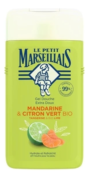 Гель для душа Мандарин и Лайм Bio Mandarine &amp; Citron Vert 250мл от Randewoo