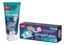 SPLAT Зубная паста для детей 6-11 лет Junior So' Natural 55мл (баббл гам)