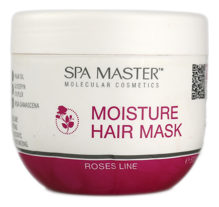Купить Увлажняющая маска для волос с экстрактом Болгарской розы Roses Line Moisture Hair Mask 500мл, Spa Master Professional