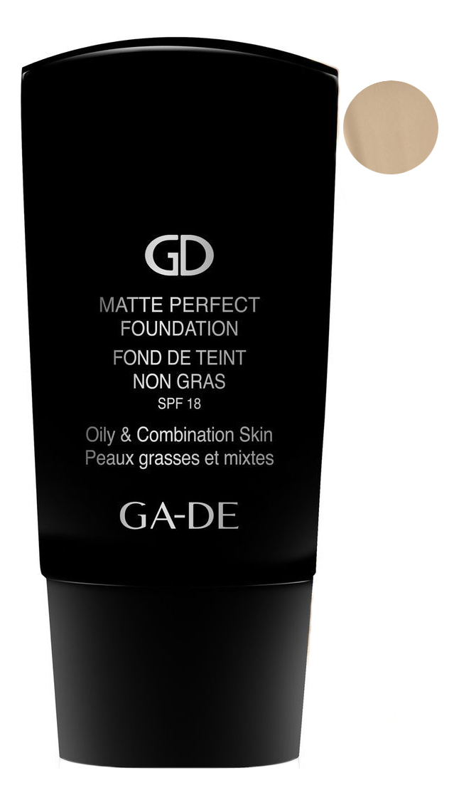 

Матирующий тональный крем Matte Perfect Foundation Fond De Teint Non Gras SPF18 30мл: 103 Medium Beige, Матирующий тональный крем Matte Perfect Foundation Fond De Teint Non Gras SPF18 30мл