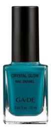 

Лак для ногтей Crystal Glow Nail Enamel 13мл: 532 Peacock Blue, Лак для ногтей Crystal Glow Nail Enamel 13мл