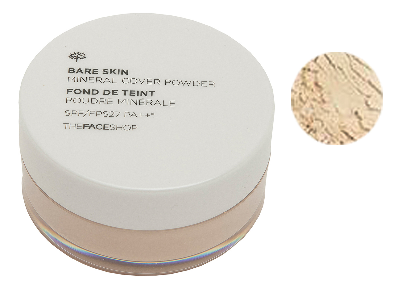 

Финишная рассыпчатая пудра для лица Bare Skin Mineral Cover Powder SPF27 PA++ 15г: 203 Natural Beige, Финишная рассыпчатая пудра для лица Bare Skin Mineral Cover Powder SPF27 PA++ 15г