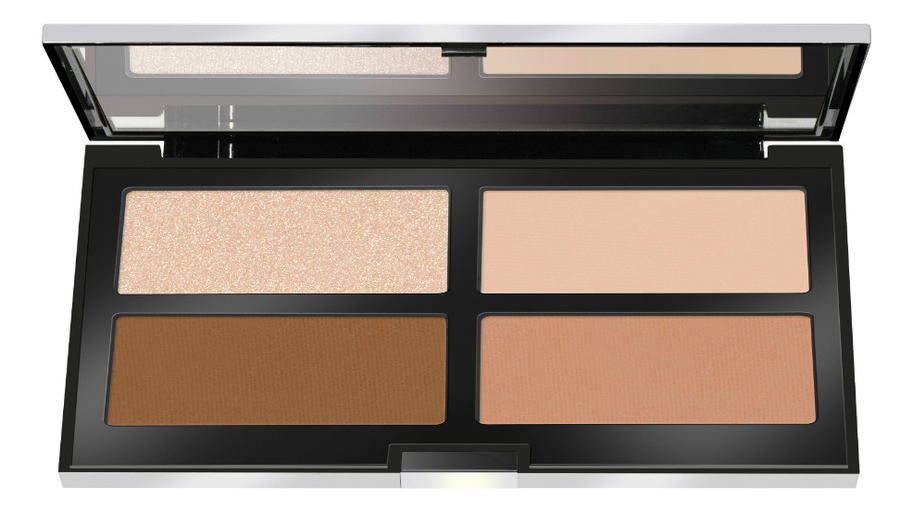 Набор для контуринга Contouring & Strobing Palette 17,5г: 002 Для средней кожи