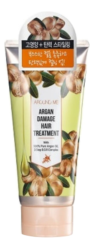 Бальзам для поврежденных волос Around Me Argan Damage Hair Treatment 200мл от Randewoo