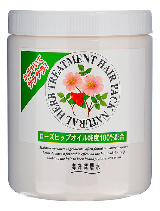 Маска для волос с маслом шиповника Natural Herb Treatment Hair Pack Rosehips 800мл от Randewoo