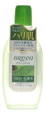 Meishoku Увлажняющий лосьон для подтягивания кожи лица Green Plus Aloe Astringent 170мл