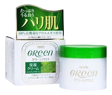 Meishoku Увлажняющий крем для сухой кожи лица Green Plus Aloe Moisture Cream 48г