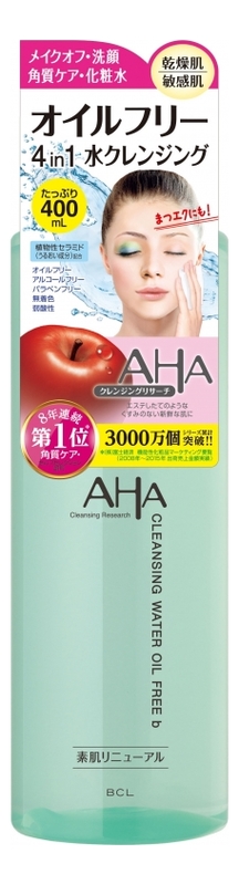 

Очищающее средство для снятия макияжа с фруктовыми кислотами Aha Cleansing Water Oil Free 400мл