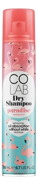 Сухой шампунь для волос прозрачный Paradise 200мл (кокосовый аромат)