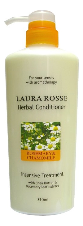 Растительный кондиционер для волос Ромашка и розмарин Herbal Conditioner Rosemary & Chamomile 510мл