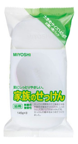 

Туалетное мыло на основе натуральных компонентов Additive Free Soap 3*145г