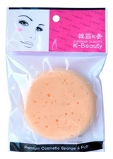 K-Beauty Спонж косметический скрабирующий для очищения кожи лица 1шт