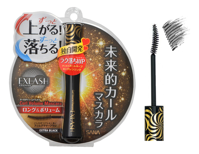 

Тушь для ресниц водостойкая Exlash Curl Volume Masсara : Extra Black, Тушь для ресниц водостойкая Exlash Curl Volume Masсara
