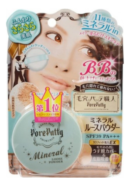 

Пудра рассыпчатая минеральная Pore Putty Mineral Loose Powder SPF39 PA+++