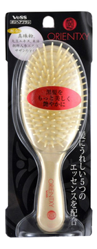 Щетка массажная для волос с растительными компонентами Orientxy Brush (круглая)