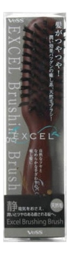 Купить Щетка для волос с натуральной щетиной и нейлоном Excel Mix Brushing Brush: Щетка малая, VESS