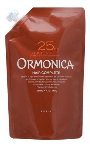 Органический бальзам для волос и кожи головы Organic Hair Complete: Бальзам 400мл (сменный блок) от Randewoo