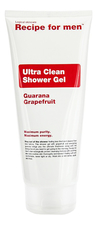 Recipe For Men Тонизирующий гель для душа Ultra Clean Shower Gel 200мл