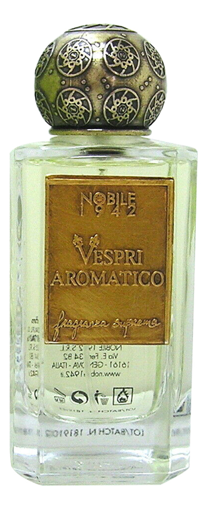 

Vespri Aromatico: парфюмерная вода 75мл тестер, Vespri Aromatico
