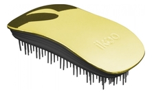 IKOO Расческа для волос в металлическом корпусе Home Black Metallic