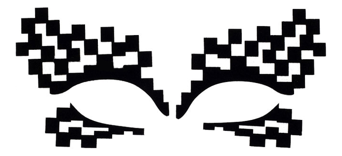 

Наклейки на глаза Chex Appeal Eye Lace Doddles Black